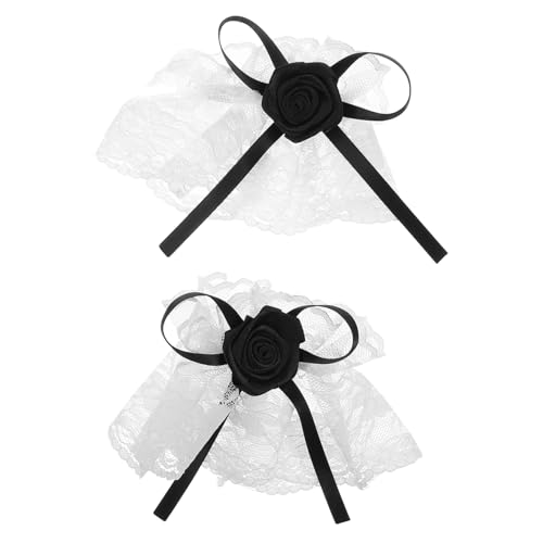 COLLBATH Abnehmbare Spitzen-handgelenk-manschetten Für Damen Lolita-accessoires Leichtem Atmungsaktivem Stoff Für Sommerausflüge Themenpartys Und Täglichen Gebrauch von COLLBATH