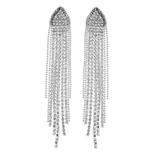 COLLBATH 1 Paar Quasten Ohrringe für Damen Statement Ohrhänger mit Hochzeiten Partys Besondere Anlässe Glitzernde Kettenohrringe COLLBATH 1 Paar Quasten Ohrringe für Damen Statement Ohrhänger mit Hochzeiten Partys Besondere Anlässe Glitzernde Kettenohrringe von COLLBATH