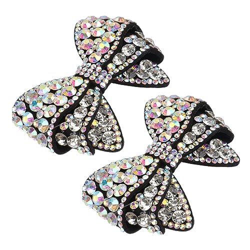 COLLBATH 1 Paar Schuhschmuck mit Schleifen Accessoires Dekorative Schuhblumen für Damen Abnehmbar Leicht für Flats Absätze Taschen von COLLBATH