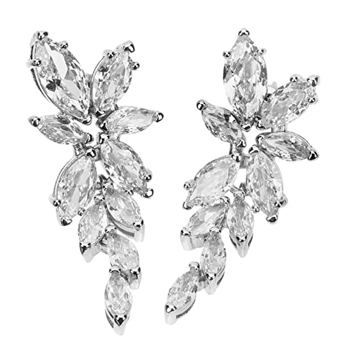 COLLBATH 1 Paar Zircon Wasserfall Ohrringe Tropfen Ohrringe für Damen und Alltagsmode Hochwertiges Design Platinfarbe COLLBATH 1 Paar Zircon Wasserfall Ohrringe Tropfen Ohrringe für Damen und Alltagsmode Hochwertiges Design Platinfarbe von COLLBATH