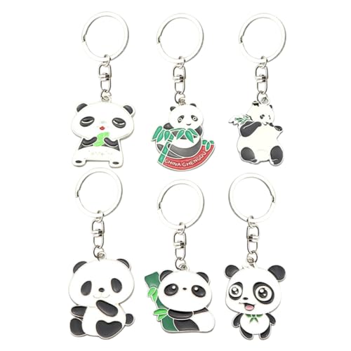 COLLBATH Schlüsselanhänger in Panda-Form Metall Leicht Und Schön Als Taschen-oder Rucksack-anhänger Dekorationselement Für Schlüssel Oder Andere Zwecke von COLLBATH