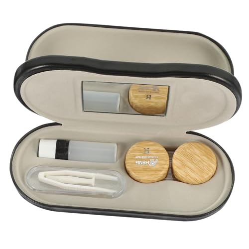 COLLBATH Doppel Brillenetui Mit Doppeltem Verwendungszweck Tragbarer Brillen-Organizer Kompakte Brillenbox Für Reisen Hause von COLLBATH