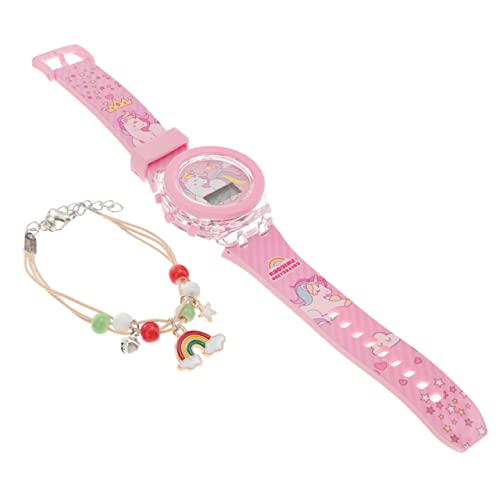 COLLBATH Dekorative Kinderuhr Mit Cartoon-mustern Und Leuchtenden Farben Verschleißfeste Silikonuhr Tragbare Armbanduhr Für Jungen Präzise Zeitmessung Für Junge Mädchen Ab Jahren von COLLBATH