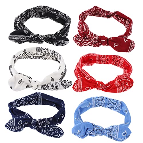 COLLBATH 1 Satz 6St elastisches Stirnband Turbane für Frauen geknotetes Stirnband Make-up-Haarband kopfschmuck Haarbänder elastisches Haarband binden Kopfbedeckung Stoff von COLLBATH