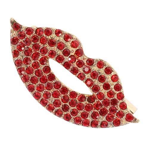 COLLBATH Anzug Brosche Lippen Brosche Strass Broschen Modische Broschen Für Damen Anzüge Lip von COLLBATH