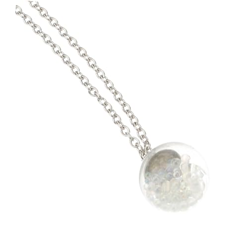 COLLBATH Glas Kugel Anhänger Bunt Transparent Halskette Accessoire Hängend Dekor Für Damen Ball Blasen Anhänger Zubehör Mit Edelstahlkette COLLBATH Glas Kugel Anhänger Bunt Transparent Halskette Accessoire Hängend Dekor Für Damen Ball Blasen Anhänger Zubehör Mit Edelstahlkette von COLLBATH