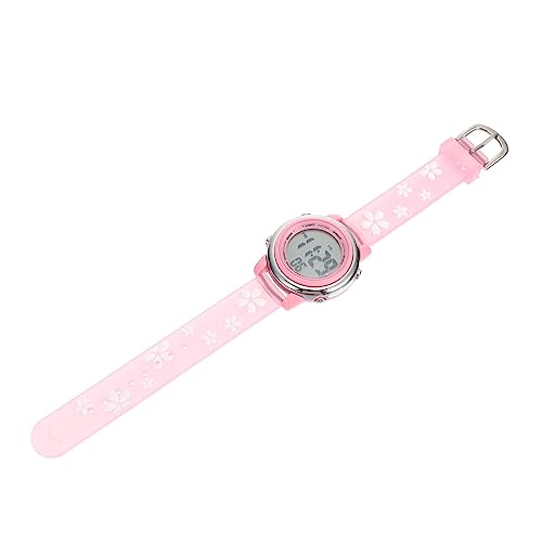 COLLBATH Junge Mädchen Armbanduhr Led Design Kirschblüten Muster Mädchen Uhr Tragbar Zeitmesser von COLLBATH