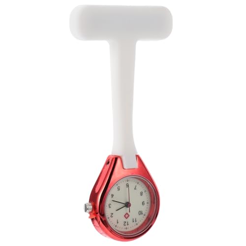 COLLBATH Krankenschwester Taschenuhr Silikon Leuchtende Tasche Uhr Tragbar Praktische Uhr für Medizinisches Fachpersonal von COLLBATH
