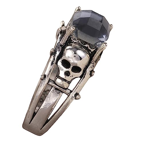 COLLBATH 1 Stück Kreativer Doppelter Ring für Halloween Silberschmuck Einzigartiges Design für Festliche Anlässe Robustes Material Bringt Gruselige Perfektes Accessoire für Halloween COLLBATH 1 Stück Kreativer Doppelter Ring für Halloween Silberschmuck Einzigartiges Design für Festliche Anlässe Robustes Material Bringt Gruselige Perfektes Accessoire für Halloween von COLLBATH