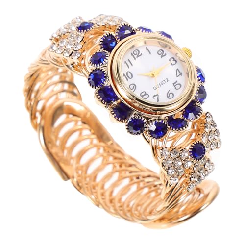 COLLBATH 1stück Damen Armbanduhr Mit Imitationsdiamant Quarzuhr Für Frauen Stilvolles Armbanduhren-Design Als Für Freundinnen Und Besondere Anlässe von COLLBATH