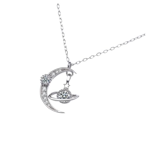 COLLBATH 1 Stück Sterling Silber Stern Anhänger Halskette mit Zirkonia Kreatives Modeschmuck Accessoire für Damen Perfektes zu Valentinstag oder Muttertag COLLBATH 1 Stück Sterling Silber Stern Anhänger Halskette mit Zirkonia Kreatives Modeschmuck Accessoire für Damen Perfektes zu Valentinstag oder Muttertag von COLLBATH