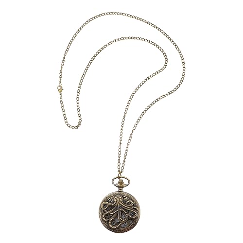 COLLBATH Taschenuhr Vintage Herren Quarz Uhr Taschenuhr Unisex Mit Einzigartigem Ziffernblatt Für Alltag Und Mode von COLLBATH