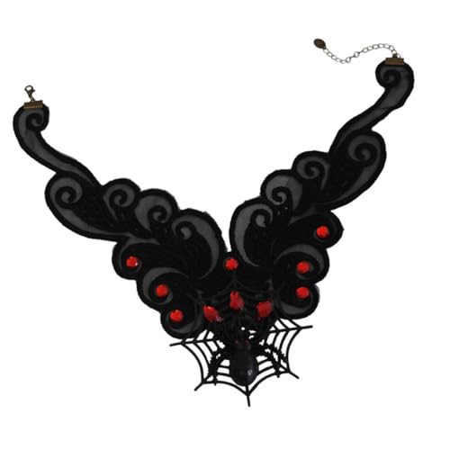 COLLBATH 1 Stück Vintage Spitzenhalsband für Halloween Schwarze Halskette im Design Partys Besondere Anlässe Hochwertigem Strapazierfähigem Material Gefertigt COLLBATH 1 Stück Vintage Spitzenhalsband für Halloween Schwarze Halskette im Design Partys Besondere Anlässe Hochwertigem Strapazierfähigem Material Gefertigt von COLLBATH