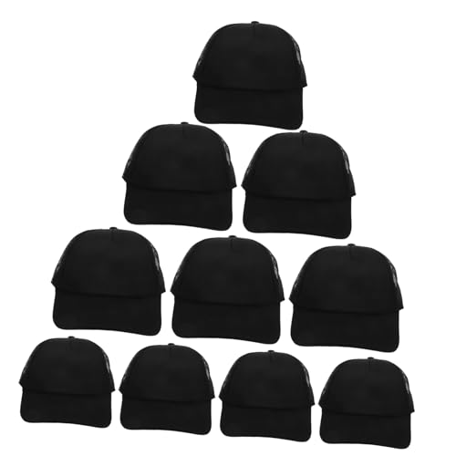 COLLBATH 10 Pack Von Blank Mesh Baseball Caps Für Männer Sublimation Hut Mesh Hut Groß Für von COLLBATH