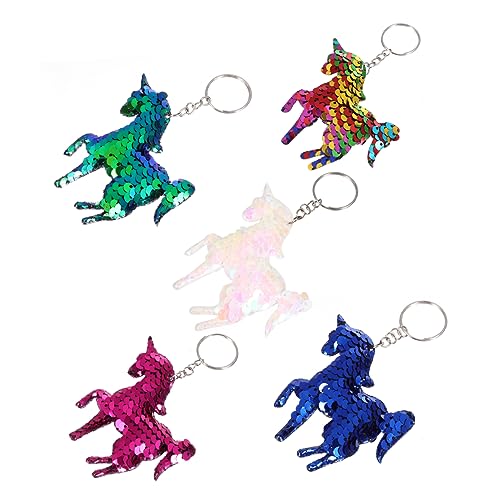 COLLBATH 10 Stück Glitzer Pailletten Einhorn Schlüsselanhänger Schlüsselring Taschenanhänger Dekoration Anhänger COLLBATH 10 Stück Glitzer Pailletten Einhorn Schlüsselanhänger Schlüsselring Taschenanhänger Dekoration Anhänger von COLLBATH