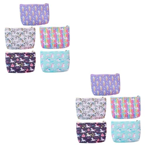 COLLBATH 10 STK Cartoon-geldbörse Aufbewahrungstasche Brieftasche Mit Umlaufendem Reißverschluss Geldbörse Wechseln Portemonnaie Münzbeutel Geldbörsen Wechseln Geldbörse Für Kinder Pu von COLLBATH