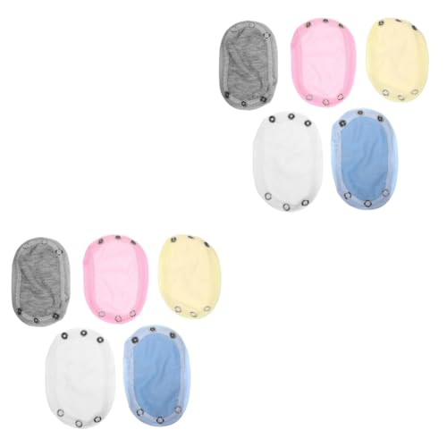 COLLBATH 10stücke Romper Crotch Baumwolle Komfortable Bodysuit-verlängerung Für Neugeborene Für Ausziehen Zubehör Für Babybekleidung von COLLBATH