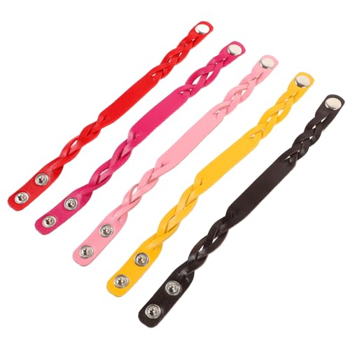COLLBATH 10 Stück Teiliges Geflochtenes Lederarmband mit Druckknöpfen DIY Armbänder für Gestaltung Verstellbar und Vielseitig für Männer Frauen COLLBATH 10 Stück Teiliges Geflochtenes Lederarmband mit Druckknöpfen DIY Armbänder für Gestaltung Verstellbar und Vielseitig für Männer Frauen von COLLBATH