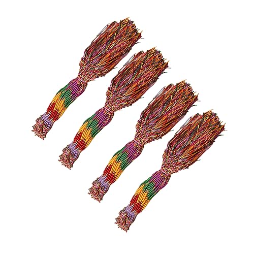 COLLBATH 100 Stück Teiliges Handgefertigter Verstellbarer Bunter Armbänder für Frauen und Männer Farbenfrohe Geflochtene Handgelenksbänder Langlebige Modeschmuck Zufällige Farbe von COLLBATH
