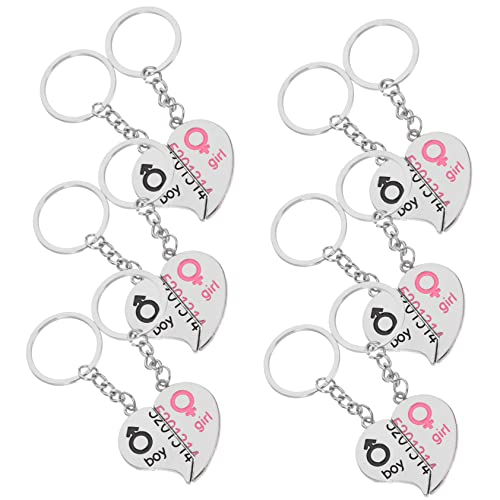 COLLBATH 10St Liebhaber Liebes anhänger Haken Etiketten Gold Inhaber Herz Draht valentinsgeschenk valtinstaggeschenke car Keychain Schlüsselanhänger Schlüsselanhänger für Paare Metall von COLLBATH