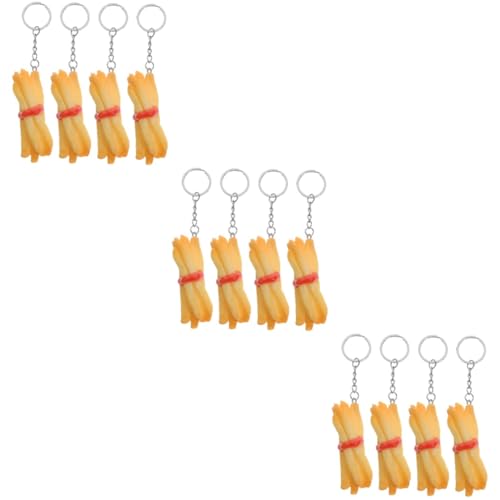 COLLBATH 3 Sets Köstliche Pommes-Fritten-schlüsselanhänger Stilvoller Hängeschlüssel Für Damen Und Herren Dekoratives Taschenzubehör 4 Stück X 3 COLLBATH 3 Sets Köstliche Pommes-Fritten-schlüsselanhänger Stilvoller Hängeschlüssel Für Damen Und Herren Dekoratives Taschenzubehör 4 Stück X 3 von COLLBATH