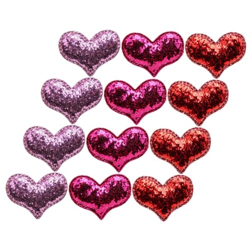 COLLBATH 12stücke Kleine Herz-haarspangen Süße Glitzer-haarspangen Für Mädchen Dekorative Mit Glitzerherzen Für Geburtstagsfeiern Und Weihnachtsfeiern von COLLBATH