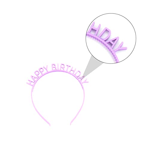 COLLBATH 12 Stück Teiliges Kindergeburtstags Haarreif Bunte Geburtstagskrone für Mädchen Eleganter Kreativer Haarschmuck Langlebiges Material Festliche Kopfbedeckung für Kinderpartys von COLLBATH