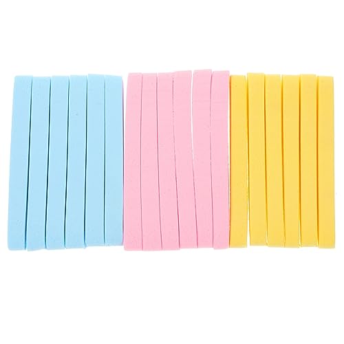 COLLBATH 144 Stück Pack Komprimierte Gesichtsschwämme für Sanfte Hautreinigung Weiche Hautfreundliche Reinigungspads in Gelb Blau für Damen Schonend bei Trockener und Haut Praktische von COLLBATH
