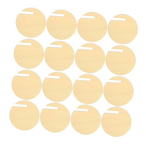 COLLBATH 180 Stück Acrylgetränketikett Tassenmarker sammeln Party bevorzugt Getränkemarkierungen winzige Cup-Marker austauschbare Getränkeanhänger Getränke -Tagsglass -Marker Golden von COLLBATH