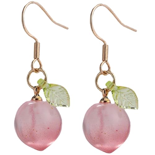 COLLBATH 1Paar Pfirsichohrringe für Frauen Ästhetische Drop Ohrringe im Obstdesign Partys mit Einzigartigem Look Zarter Farbgestaltung Schmuck COLLBATH 1Paar Pfirsichohrringe für Frauen Ästhetische Drop Ohrringe im Obstdesign Partys mit Einzigartigem Look Zarter Farbgestaltung Schmuck von COLLBATH