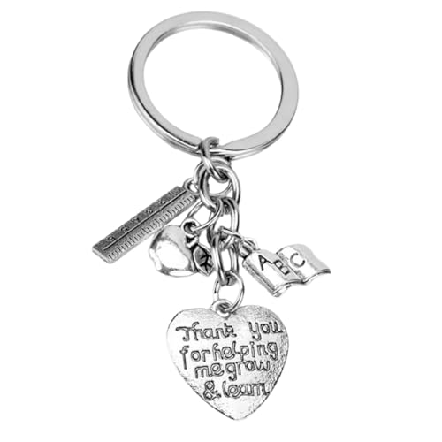 COLLBATH Schlüsselanhänger Zum Lehrertag Aus Edelstahl Für Dankeschön Für Lehrer Oder Schulabschluss Geschenkideen von COLLBATH