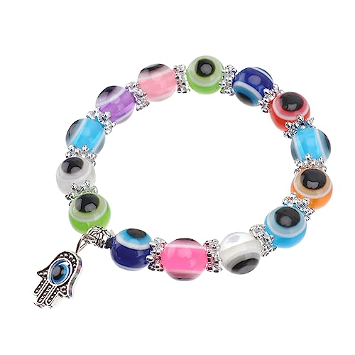 COLLBATH 1Stk Blaues Auge Perlenarmband böses auge armband Böser Blick-Schmuck modeschmuck hüftschmuck Armbänder herren armband böser blick armband Amulett Armband elastisch Korn Fräulein von COLLBATH