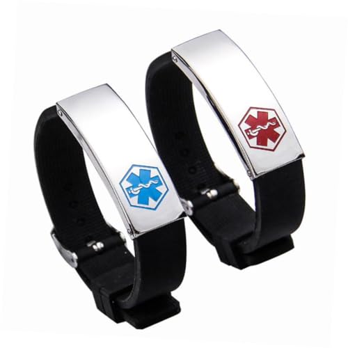 COLLBATH 1stk Bettelarmband Armband Mit Medizinischem Logo Personalisiertes Armband Handarmband Für Männer Bond-armbänder Für Paare Liebhaber Rostfreier Stahl Schmuck von COLLBATH