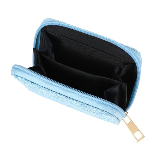 COLLBATH 1stk Geldbörse Reisetaschen Geldbeutel Für Münzen Kartenetuis Münzbeutel Aus Leder Damenhandtasche Frauen Kupplung Kartenhalter Mit Reißverschluss Kind Pu von COLLBATH