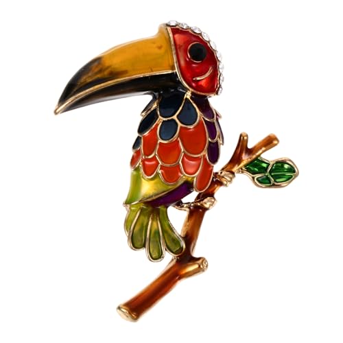 COLLBATH Papageien Brosche Cartoon Öltropfen Mode Anstecker Aus Legierung Kleidung Zubehör Pin Brosche von COLLBATH