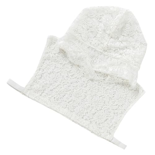 COLLBATH Vielseitiger Falscher Kragen Mit Spitze Abnehmbar Für Pullover Hoodies Jacken Angenehm Zu Tragen Modernes Kleidungsaccessoire von COLLBATH