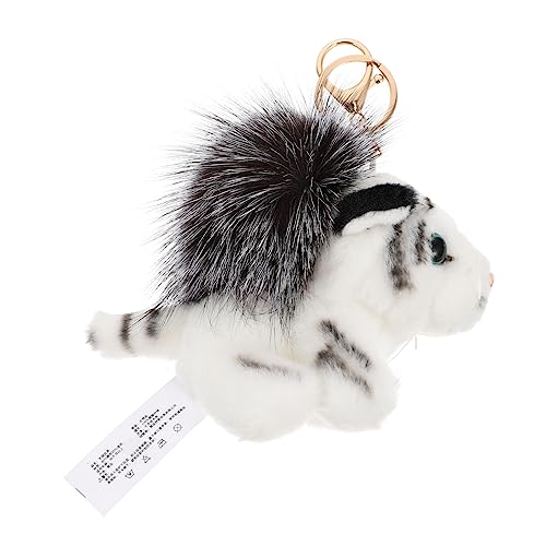 COLLBATH 1stk Tiger-plüsch-anhänger Tiger-Puppe-anhänger Schlüsselanhänger Mit Chinesischem Sternzeichen Geschenke Für Damen Maskottchen-Ornament Mini-Charme Kind Taschen Tier Kurzer Plüsch von COLLBATH