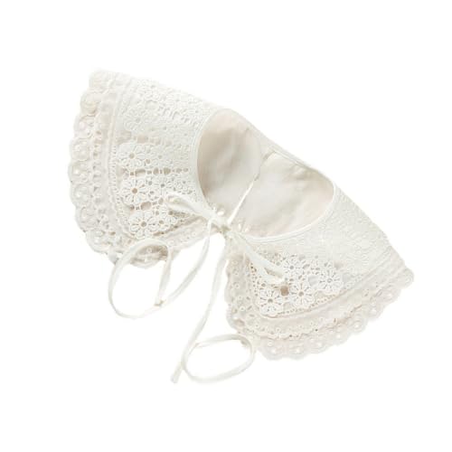 COLLBATH Spitzenkragen Bestickte Blumen Dekoratives Hemdblusen-accessoire Runder Ausschnitt Modisch und Vielseitig für Frauen und Mädchen COLLBATH Spitzenkragen Bestickte Blumen Dekoratives Hemdblusen-accessoire Runder Ausschnitt Modisch und Vielseitig für Frauen und Mädchen von COLLBATH