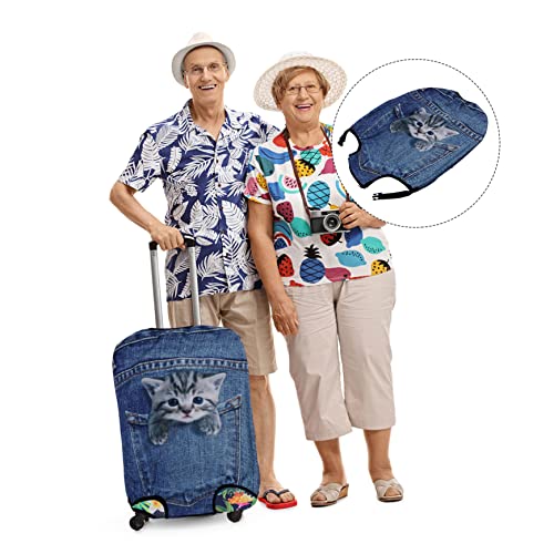 COLLBATH 1pc Gepäck Reise Koffer Männer Protector Abdeckung Koffer Abdeckung Stretchy Trolley Fall Schutzhülle von COLLBATH