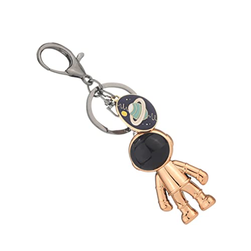 COLLBATH Schlüsselanhänger Aus Metall Mit Galvanisierter Schlüsselkette Astronauten-form Taschenanhänger Zur Dekoration Von Rucksack Und Schlüssel von COLLBATH