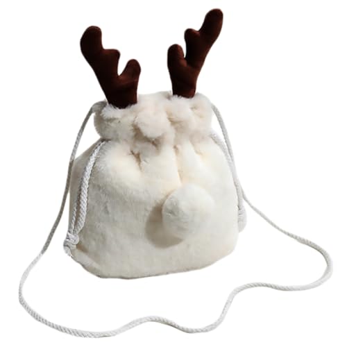 COLLBATH Entzückende Handtasche Plüsch-beuteltasche Kordelzug Mehrzweck-schulter- Oder Umhängetasche von COLLBATH