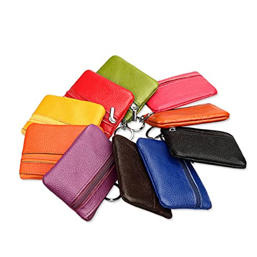 COLLBATH Mini Geldbörse Damen Portemonnaie Kleine Tasche Münzbörse Aus Pu-Leder Mit Reißverschluss Für Geld Und Karten von COLLBATH