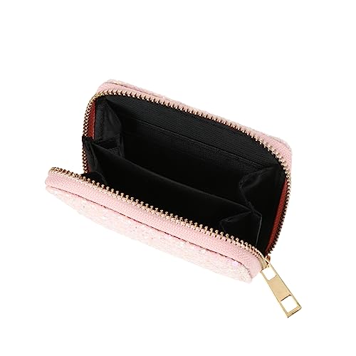 COLLBATH 1stk Geldbörse Kartenetuis Für Damen Mädchenhandtasche Geschenke Für Frauen Kleines Portemonnaie Damenbrieftasche Aufbewahrungstasche Kartenhalter Pu Blitz Reisen von COLLBATH