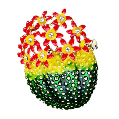 COLLBATH 1Stk Kaktus Blumen brosche Anzug Brustnadel Anzugzubehör business geschenke Geschäftsgeschenk Weihnachtsstifte broschen für kleidung kreative Brosche Brust-Pin Revers von COLLBATH