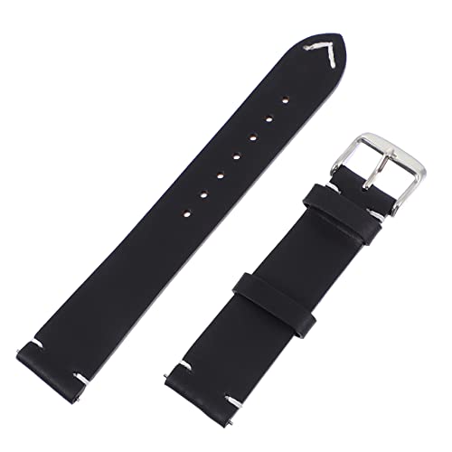 COLLBATH 1stk Lederriemen Herrenbands Für Männer Uhren Lederband Ersatzarmband Lederbänder Brillenständer Herren Smartwatch Hausohrringe Gurt Anschauen Mann Rostfreier Stahl von COLLBATH