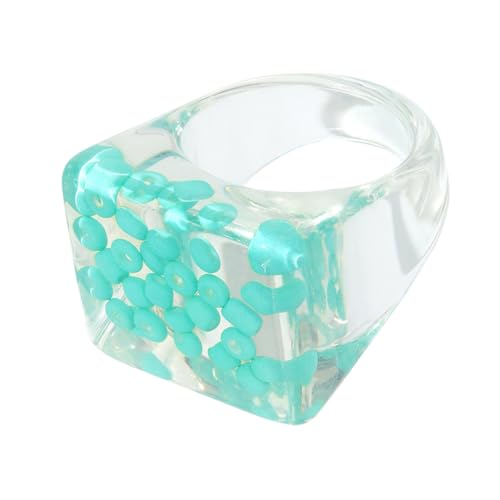 COLLBATH Schmuck Fingerschmuck Geformter Ring Breiter Damen-fingerschmuck Kunststoff-fingerring Stilvoller Ring von COLLBATH