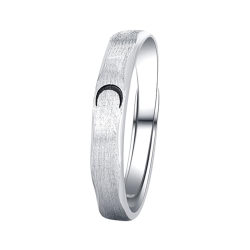 COLLBATH 1stk Sterling Silber Sonne Und Mond Bausatz Stapelbare Gemeinsame Fingerringe Armbänder Ringmaß Silberringe Zehe Einstellbar Reize Größer Daumenring Paar Silber- Silver von COLLBATH