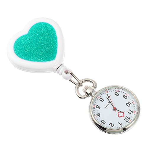 COLLBATH 1stk Taschenuhr Rote Spielzeuge Elch Requisiten Luft Glocke Stehendes Standbar Einlochknopf Notenständer Klappbar Liner Aufkleber Laptop Käfig Green Glas von COLLBATH