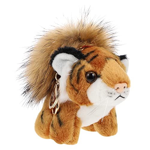 COLLBATH 1stk Tiger-plüsch-anhänger Schlüsselanhänger Mit Tieranhänger Maskottchen-Ornament Kinderautos Spielzeug Plüschtiere Ausgestopftes Tier Damen Dekorationen Pp Baumwolle Einzigartig von COLLBATH