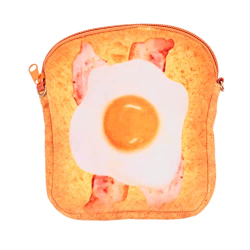 COLLBATH Umhängetasche in Eiertoast-Form Mini-Kettengeldbörse für Damen Jungen und Mädchen kompakt und tragbar von COLLBATH